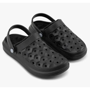 Joybees Varsity Lined Clogs Black Slip On Comfort Shoes Womens Size 7 - Picture 1 of 3