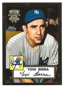 2002 Topps 1952 Reprints #14 Yogi Berra New York Yankees BV $5 Insert - Bild 1 von 1