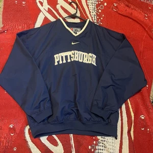 Pullover cortavientos de colección Y2K Pittsburgh Panthers Nike Center Swoosh Spellout XL - Imagen 1 de 9