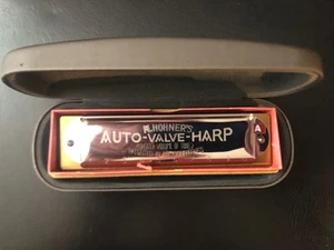 CUSTOM- NEW HOHNER AUTO VALVE HARP (KEY OF “A” ) OCTAVE HARMONICA/ ORGAN TONE - Picture 1 of 13