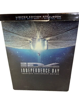 Independence Day Blu-ray 20th Anniversary Edition SteelBook Will Smith OOP - Image 1 of 4