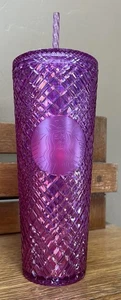 Starbucks 24 oz Purple Jewel Cold Cup Tumbler - Picture 1 of 7