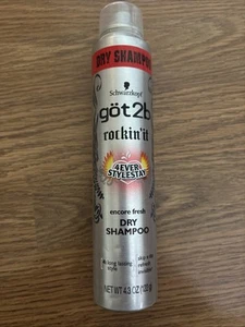 Schwarzkopf Got2b Rockin' It 4ever Stylestay Encore Fresh Dry Shampoo, 4.3oz NEW - Picture 1 of 1