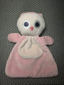 Love Spun Plüsch Lovey Sicherheitsdecke rosa/weiß - Bild 1 von 5