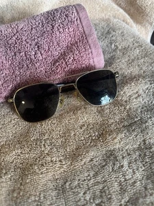 Gafas de sol vintage con monturas de aviador Oculens tonos marrones FRANCIA piloto borde completo - Imagen 1 de 3