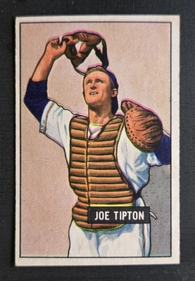 Bowman #82 1951 Joe Tipton - Philadelphia Athletics - EX Foto 1 de 2