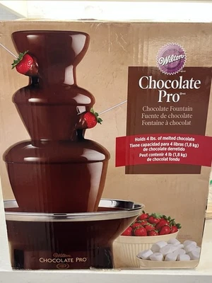 Wilton Chocolate Pro Chocolate Fountain, Model No. TL-094, Holds 4 lbs - Image 1 of 4