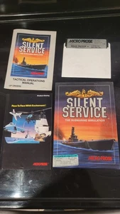 Silent Service The Submarine Simulation für Commodore 64 Atari komplett - Bild 1 von 2