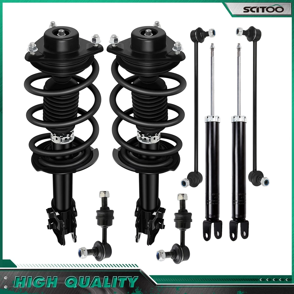 For 2011 Hyundai Sonata Front Complete Struts Rear Shock Absorbers Sway Bars Kit Foto 1 de 4