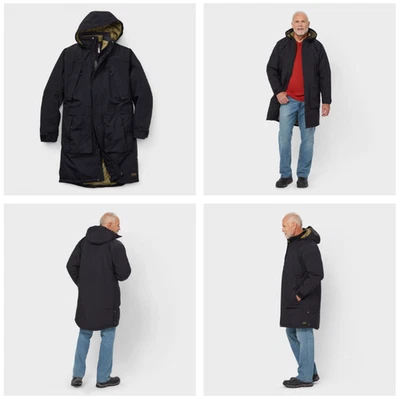 Duluth Men’s Winter Parka Long Coat Insulated Hooded Jacket – Fast Ship - Image 1 of 4