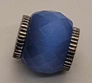 Dije espaciador facetado azul Brighton  - Imagen 1 de 2