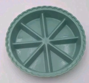Mercato Mondiale Ceramica Scone, Quiche Teglia da Forno Servizio Diviso, Ecc TEAL - Foto 1 di 3