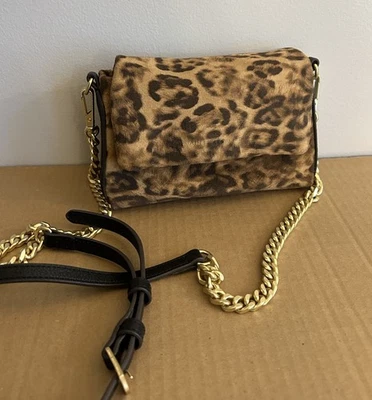 Bolso Bandolera de Cuero Aimee Kestenberg Mini Pequeño Leopardo Animal Nuevo Foto 1 de 4