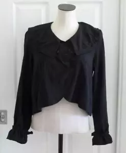 Chaqueta Hanna La Journee Lagenlook Negro Supplex Cuello y Puños 1 S/M - Imagen 1 de 12