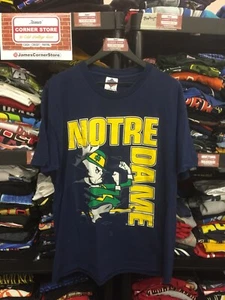Vintage League Leader Notre Dame Fighting Irish Double Sided T-Shirt XL #4913 - Bild 1 von 7
