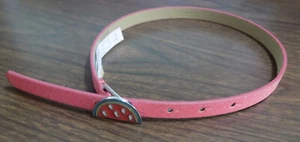 TARGET PINK BELT WITH WATERMELON BUCKLE-GIRL'S SIZE SMALL 25" LONG - Picture 1 of 9