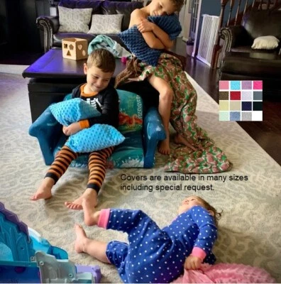 Funda de almohada Minky Dot para niños pequeños o de viaje funda de almohada lumbar tamaño 12 Foto 1 de 3