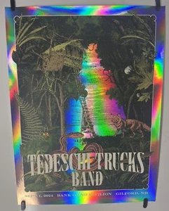 🌬Tedeschi Trucks Band Original Konzert Poster Gilford Folie #/30 Charlie Wagers - Bild 1 von 6