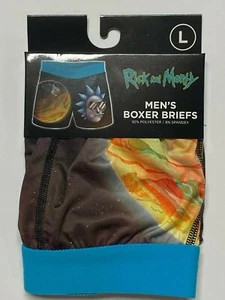 Rick and Morty Boxer Brief - Handcraft - Adult Swim - Planet Sucker- Large - NWT - Picture 1 of 3