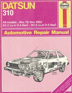 Haynes Repair Manual: Datsun 310 (Nov. 1978-1982).Slight Damage! Price Reduced! - Picture 1 of 1