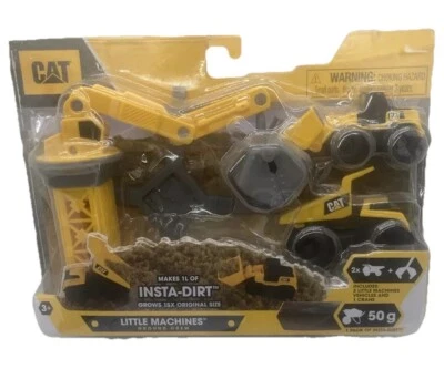 CAT Little Machines Ground Crew con grúa de tierra edades 3+ nuevo juguete construcción juego regalo Foto 1 de 2