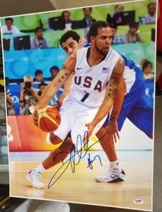 Deron Williams Signed 16x20 Photo PSA/DNA Q29321 USA Auto Jazz - Picture 1 of 2