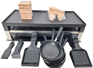Solis Tipo 791 - Parrilla de mesa/raclette 5 en 1 - 1400 vatios + espátula y 16 sartenes - Imagen 1 de 10