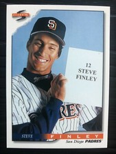 1996 Score STEVE FINLEY Padres "Worst Baseball Card of All Time" Real Card #287