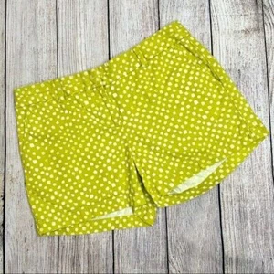 Pantalones Cortos Ann Taylor Loft Verde y Blanco Lunares Talla 4 - Imagen 1 de 4