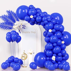 130Pcs Royal Blue Balloons Different Sizes 18" 12" 10" 5" Party Latex Balloons f - Picture 1 of 9