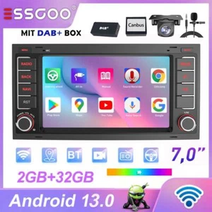 DAB+ Carplay Autoradio GPS KAM Android 13 Für VW T5 Transporter Multivan Touareg - Bild 1 von 16