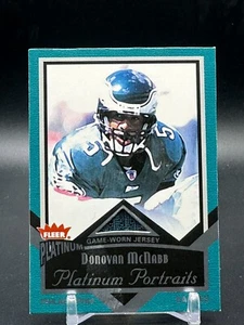 2003 Fleer Platinum - Portraits Donovan McNabb Game Worn Jersey - Picture 1 of 2