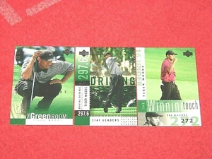 Tiger Woods 2002 Upper Deck Green Room Winning Touch Stat Leader (H-1515) - Bild 1 von 1