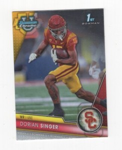 2023 BOWMAN UNIVERSITY CHROME FOOTBALL BASE CARDS #1-200 PICK YOUR PLAYER