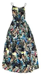 Women's Sleeveless Colored Maxi Sundress, M - Picture 1 of 4
