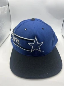 Cappello in lana vintage Dallas Cowboys Snapback Drew Pearson Companies raro anni '90 - Foto 1 di 8
