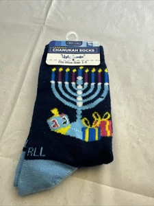 Chanukah Socks Kids 1-5 - Picture 1 of 5