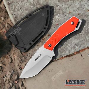8" Outdoor Camping Survival Rescue Drop Point Fixed Blade Knife w/ Belt Clip