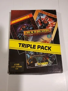 Raid Over Moscow/Beach Head 1+2 (Atari 400 800 XL XE,1986) ☆ Complete ☆ - Picture 1 of 7