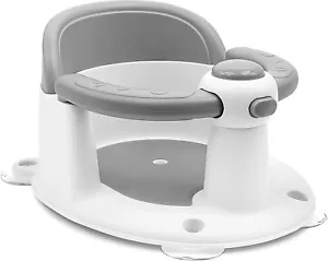 EzyWay Baby Bath Seat for Babies 6 Months & up Non-Slip Sit Up (Grey) - Picture 1 of 7