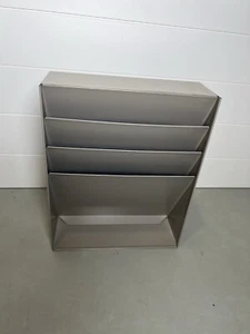 Steelmaster 3 Fächer Dokument/Formular Organizer Beige Hergestellt in den USA - Bild 1 von 5