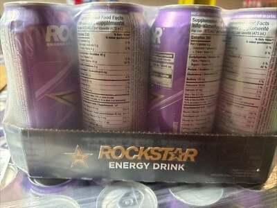Rockstar Revolt Grape Energy Drink 16oz Each 12 Cans - Image 1 of 4