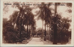 Cuba Columbus Park Habana Habana Vintage RPPC C135 - Imagen 1 de 2