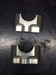 Suzuki RMZ 250 450 Works Factory Team Handle Bar Risers 1 1/8” #330 - Picture 1 of 3