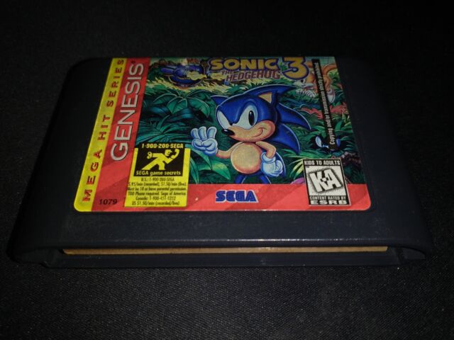 Jogo Sonic the Hedgehog 3 - Mega Drive