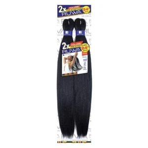SENSATIONNEL SYNTHETIC BRAID - 2X RUWA VOLUME PRE-STRETCHED 24 INCH - Picture 1 of 26