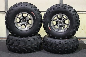 CAN AM MAVERICK 1000 26" BEAR CLAW ATV TIRE & COBRA M/B WHEEL KIT CAN1CA - Picture 1 of 7