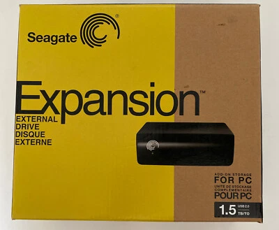 Seagate Expansion 1.5TB USB 2.0 External Desktop Hard Drive TESTED! - Image 1 of 2