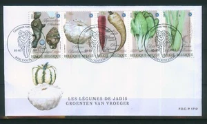 Belgie Belgique groenten légumes2011 4105-4109 BL186 Mi 4151-4155 BL156 ⊙ - Bild 1 von 1