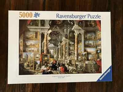 New Ravensburger 5000 Piece Puzzle Giovanni Paolo Panini Views of Rome Italy - Image 1 of 4